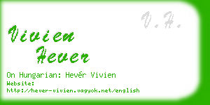 vivien hever business card